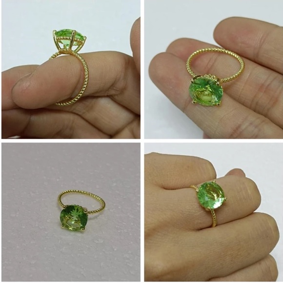 🌟Host Pick🌟 Gold Plated 925 Silver Zirconia Ring - Picture 4 of 5